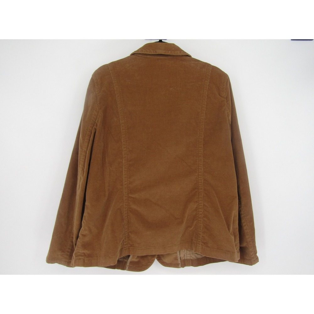 Eddie Bauer Corduroy Blazer Jacket Womens 16W Brown‎ Stretch Cotton 3-Pocket - Picture 9 of 9